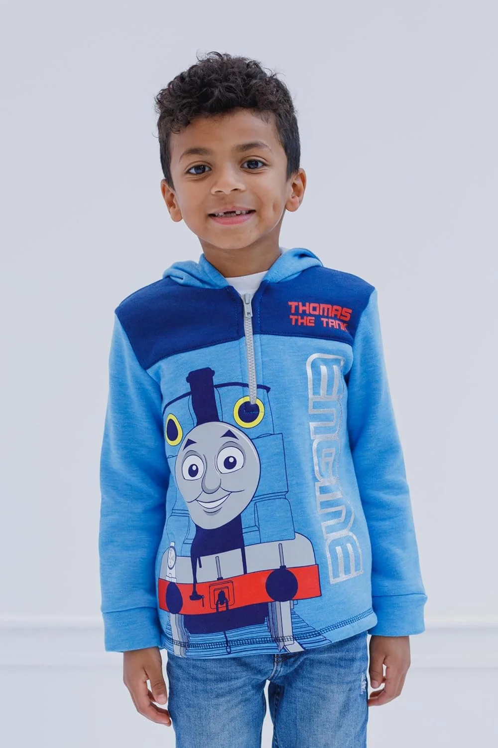 ست دو تکه پشمی پسرانه THOMAS & FRIENDS - هودی و شلوار ورزشی Thomas the Tank Engine برای کودکان ست دو تکه پشمی پسرانه THOMAS & FRIENDS - هودی و شلوار ورزشی Thomas the Tank Engine برای کودکان