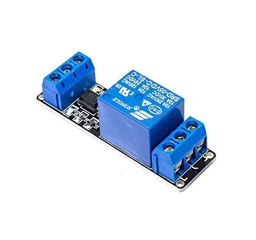ماژول رله تک کانال 5 ولت 10 آمپر CentIoT با اپتوکوپلر - کنترل لوازم AC و DC - برای آردوینو DSP AVR PIC ARM