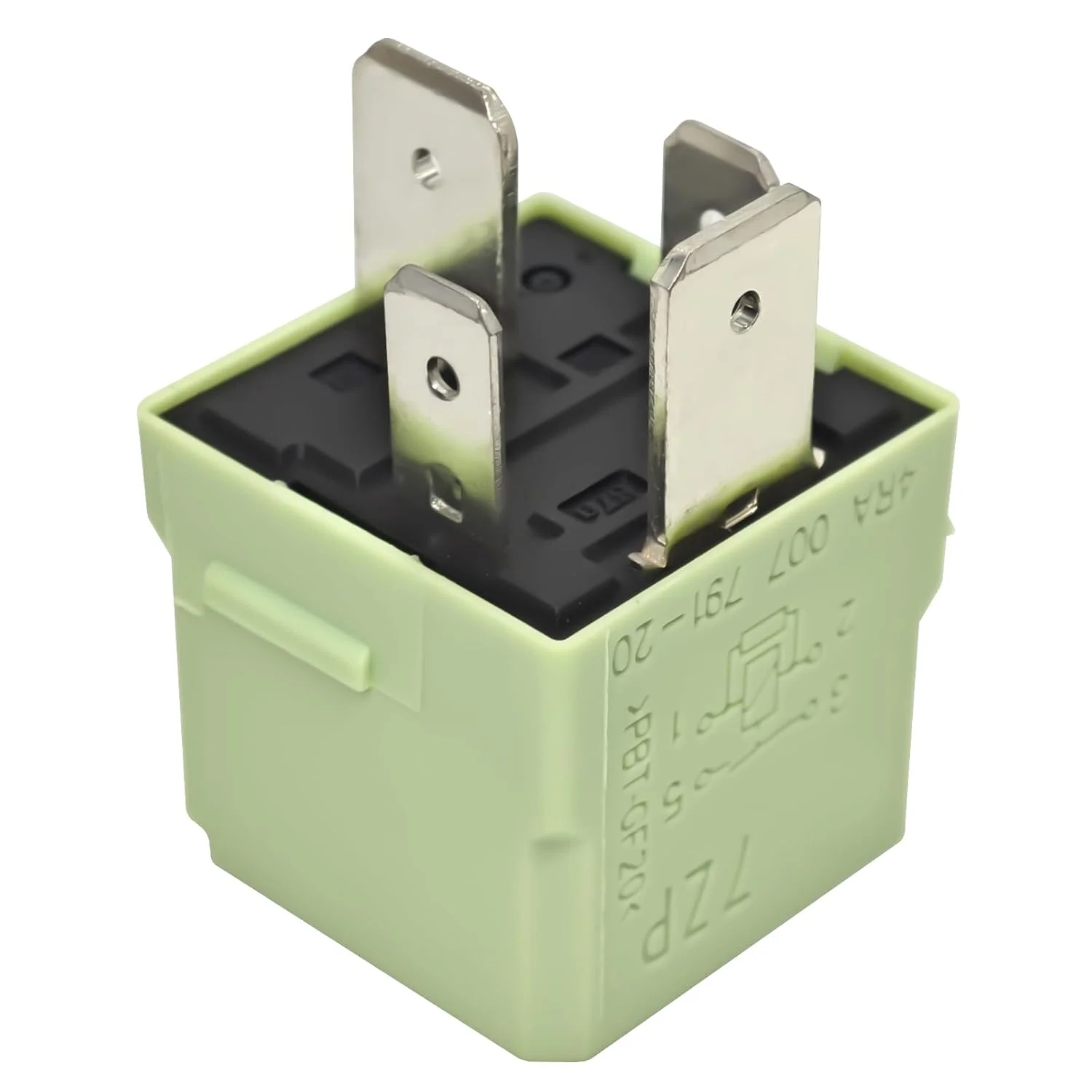 (بسته 2 عددی) رله خودرویی 644 4H0951253 4RA 007 791-20، رله 4 پین 12 ولت DC - سازگار با V23136-J0006-X079، 92861511101، 191937503، 7M0951253A، 443951253J، 8D0951253، 8E0951253