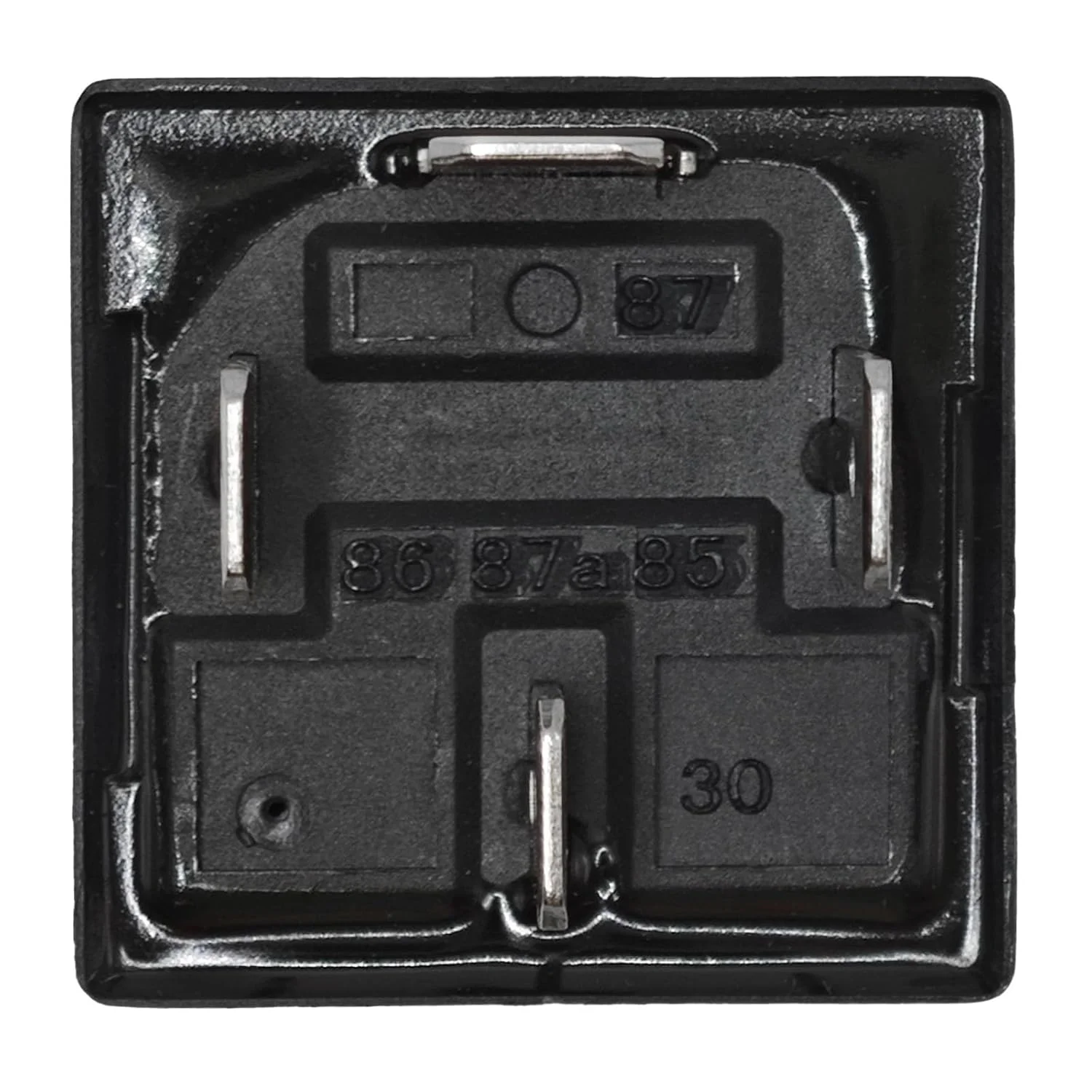 رله قدرت خودرویی 5C3T-14B192-AA P6STD (بسته 2 عددی) - رله 12 ولت 40 آمپر 4 پین SPNO طراحی پلاگین برای چراغ های جلو، بوق ها، برف پاک کن های فورد