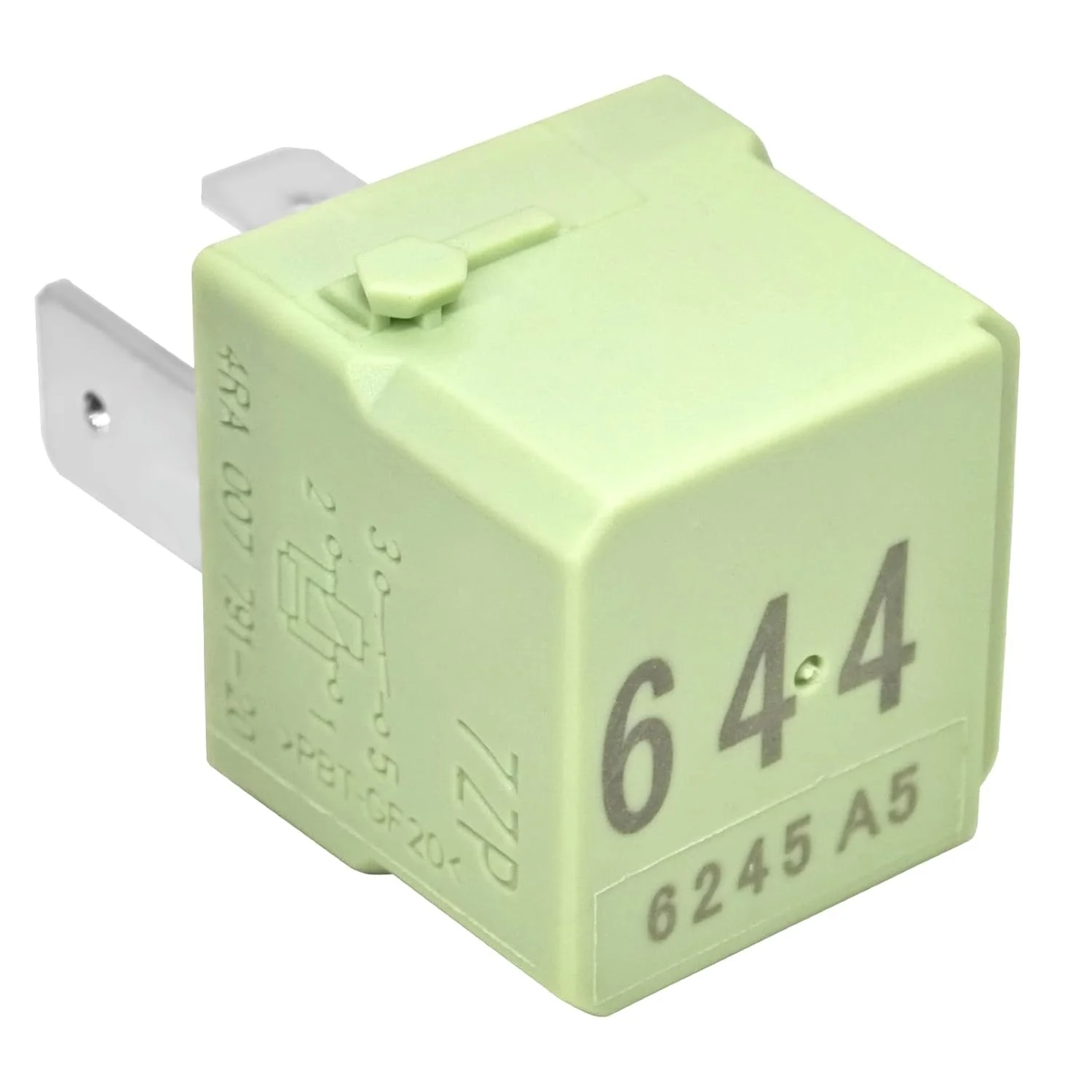 (بسته 2 عددی) رله خودرویی 644 4H0951253 4RA 007 791-20، رله 4 پین 12 ولت DC - سازگار با V23136-J0006-X079، 92861511101، 191937503، 7M0951253A، 443951253J، 8D0951253، 8E0951253