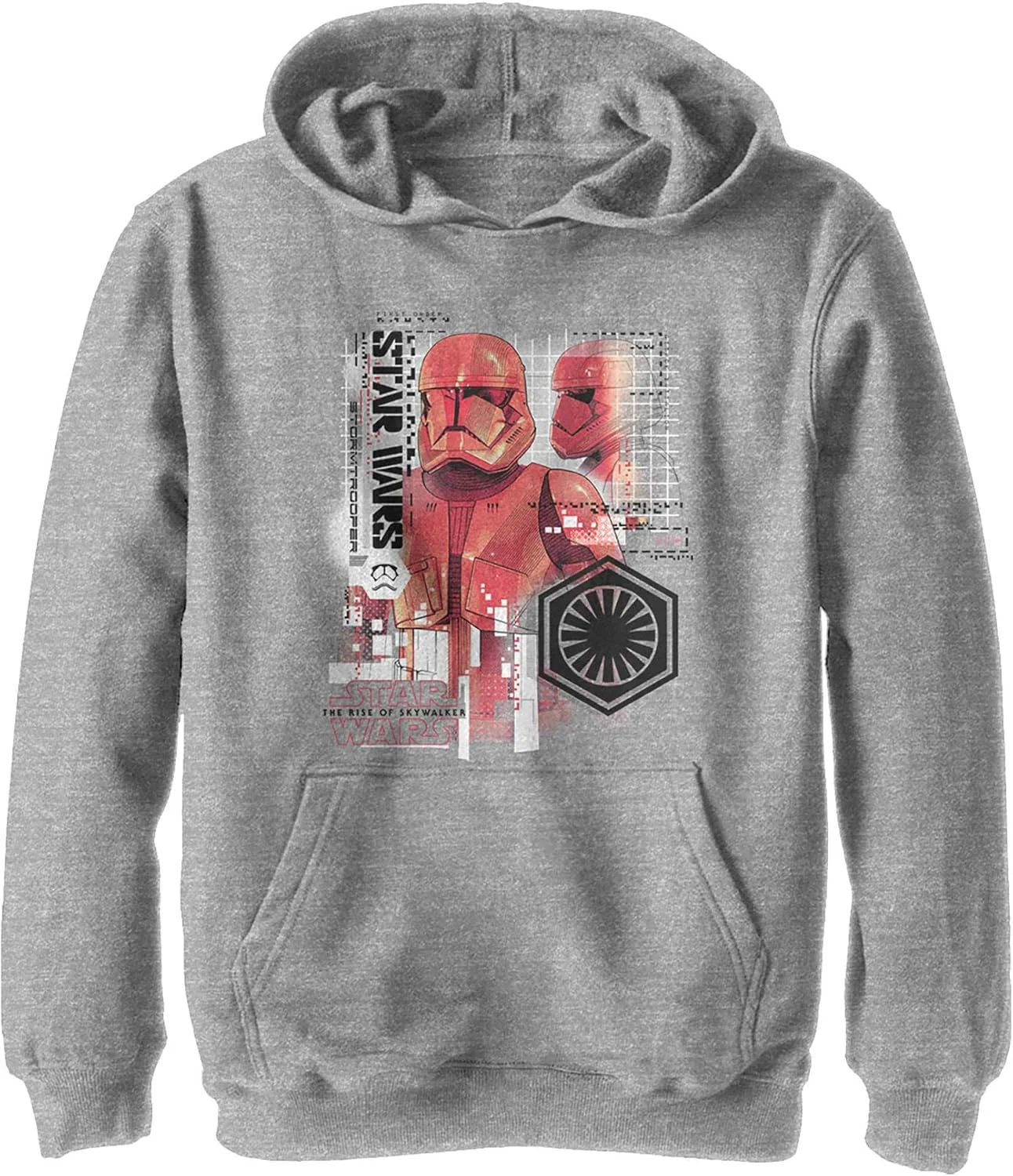 سوشرت کلاه دار دخترانه جنگ ستارگان طرح Super Red Trooper (تک عددی)