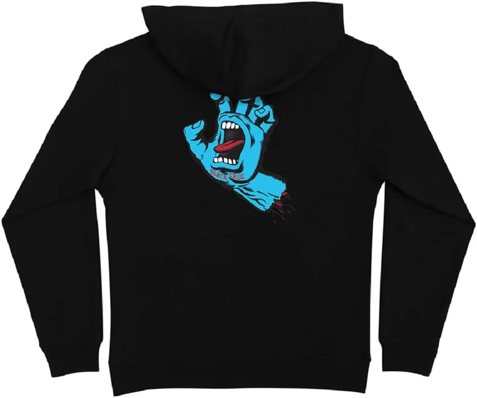 هودی سویشرت کلاه دار جوانان SANTA CRUZ طرح Screaming Hand Skate