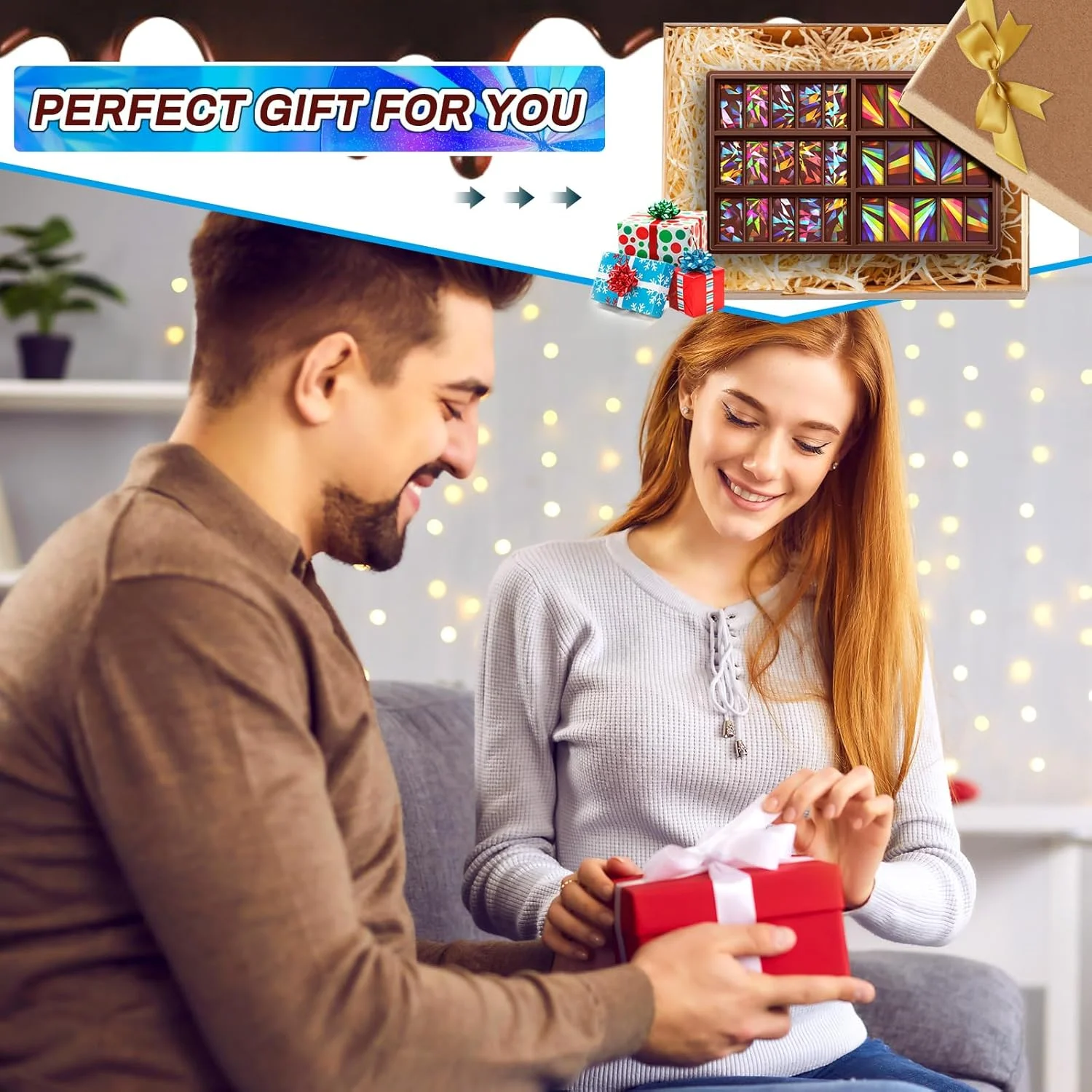 قالبهای شکلات هولوگرافیک زیلینی، قالبهای سیلیکونی ضخیم و عمیق برای رزین، مناسب برای پخت و پز مجدد موم (آسیاب بادی و دانه برف) قالبهای شکلات هولوگرافیک زیلینی، قالبهای سیلیکونی ضخیم و عمیق برای رزین، مناسب برای پخت و پز مجدد موم (آسیاب بادی و دانه برف)