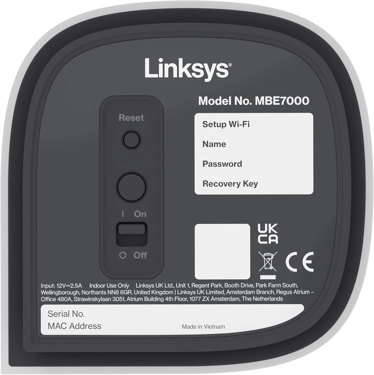 سیستم وای فای مش Linksys Velop Pro 7 MBE7002 - روتر مش شناختی با سه باند و سرعت بیش از 10 گیگابیت بر ثانیه - پوشش کل خانه تا 550 متر مربع - اتصال 400 دستگاه - بسته 2 عددی