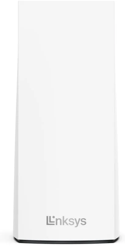 سیستم وای فای مش Linksys Atlas 6 - روتر بی سیم دو بانده AX3000 - توسعه دهنده وای فای با سرعت تا 3.0 گیگابیت در ثانیه، 4 برابر سریعتر برای 50+ دستگاه و 4000 فوت مربع - بسته 2 عددی، سفید