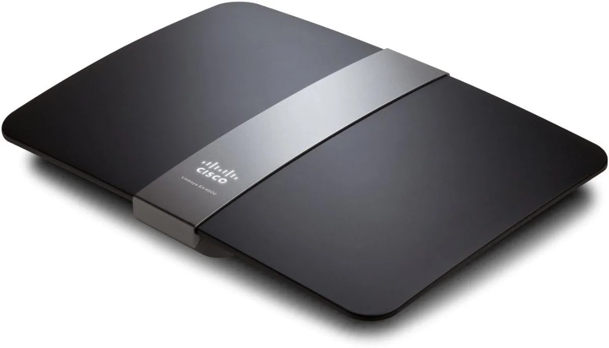 روتر وایرلس دو بانده +Linksys N900 Wi-Fi با پورت های گیگابیتی و USB، دارای اپلیکیشن Smart Wi-Fi برای کنترل شبکه از هر کجا (EA4500)