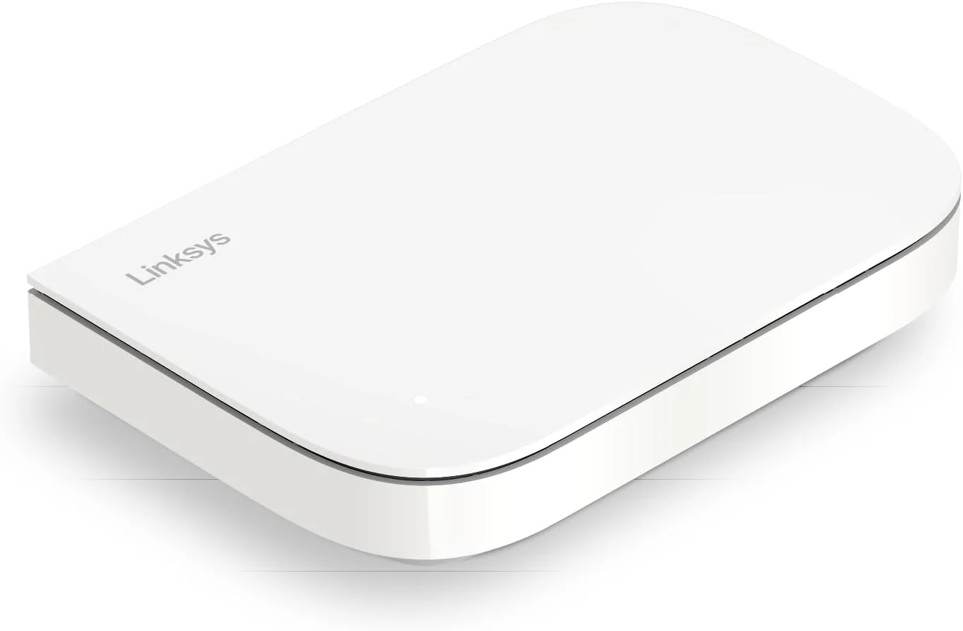 روتر وای فای 6 مش دو بانده Linksys Velop Micro 6 - روتر گیمینگ گیگابیتی با سرعت تا 3 گیگابیت بر ثانیه، پوشش 186 متر مربع و پشتیبانی از 150+ دستگاه - جایگزین روتر و توسعه دهنده اینترنت، بسته تک عددی