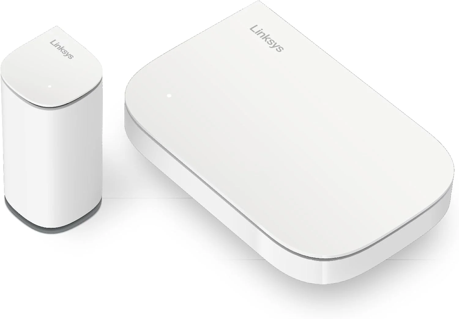 سیستم وای فای مش دو بانده Linksys Velop Micro 6 - روتر گیمینگ گیگابیتی وای فای 6 با سرعت تا 3 گیگابیت بر ثانیه، پوشش 325 متر مربع و پشتیبانی از 150+ دستگاه - جایگزین روتر و توسعه دهنده اینترنت، بسته 2 عددی