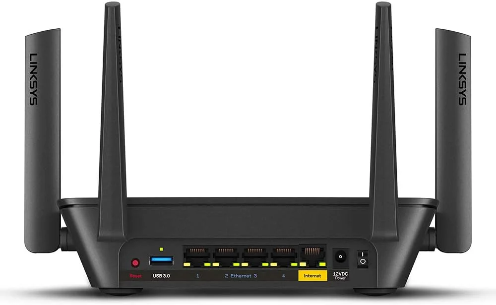 بسته لینکسیس - روتر وای فای مش سه بانده MU-MIMO مدل MR8300 و 1 نود پلاگین دو بانده Velop (AC3500، سازگار با هر طرح ISP یا مودم)