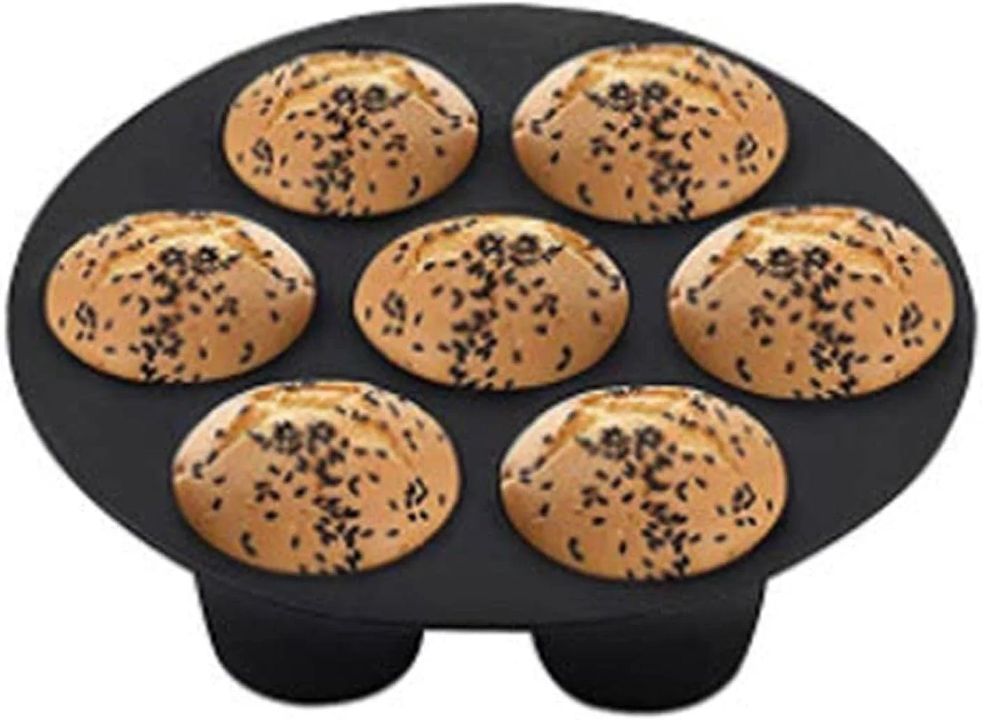 قالب سیلیکونی کاپ کیک سرخ کن هوا 7 تایی، قالب مافین، فنجان های پخت نچسب برای کیک، لوازم جانبی قالب سینی حلبی برای سرخ کن های هوا 3.2-5.8 لیتری