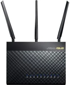 روتر دو بانده ASUS Whole Home AiMesh (AC1900) برای سیستم وای فای مش (تا 1900 مگابیت در ثانیه) - امنیت شبکه AiProtection توسط Trend Micro، QoS تطبیقی و کنترل والدین (RT-AC68U)