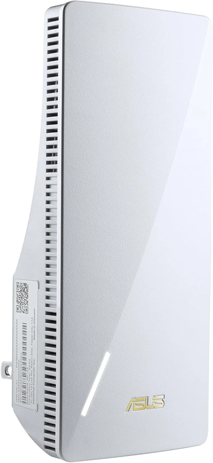 تقویت کننده محدوده وای فای ASUS RP-BE58 BE3600 دو بانده WiFi 7 (802.11be)، توسعه دهنده AiMesh برای وای فای مش یکپارچه؛ سازگار با هر روتر وای فای