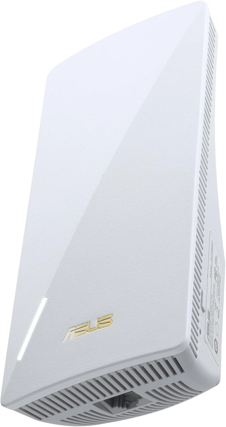 تقویت کننده محدوده وای فای ASUS RP-BE58 BE3600 دو بانده WiFi 7 (802.11be)، توسعه دهنده AiMesh برای وای فای مش یکپارچه؛ سازگار با هر روتر وای فای