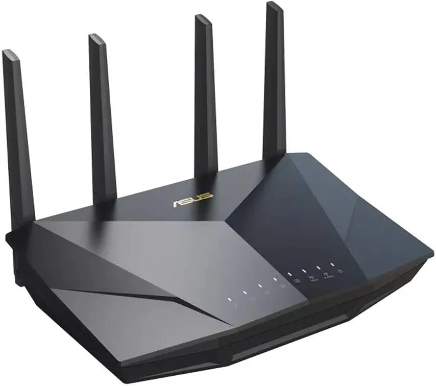 روتر دو بانده ASUS RT-AX5400 WiFi 6 - 5,400 مگابیت بر ثانیه، OFDMA و MU-MIMO، سازگار با AiMesh