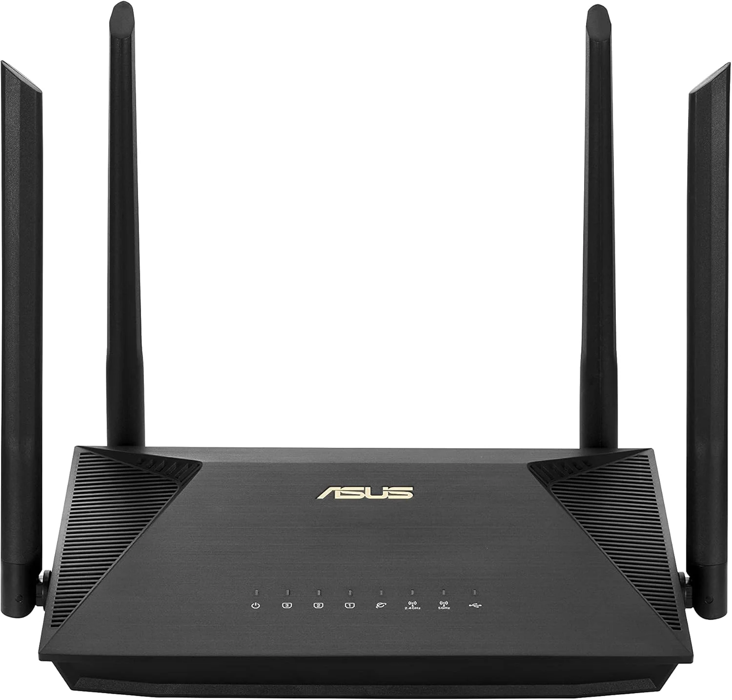 روتر ASUS RT-AX53U (AX1800) دو بانده WiFi 6 قابل توسعه، امنیت شبکه رایگان، کنترل والدین، VPN داخلی، سازگار با AiMesh، گیمینگ و استریمینگ، خانه هوشمند، USB، جایگزین روتر 4G 5G