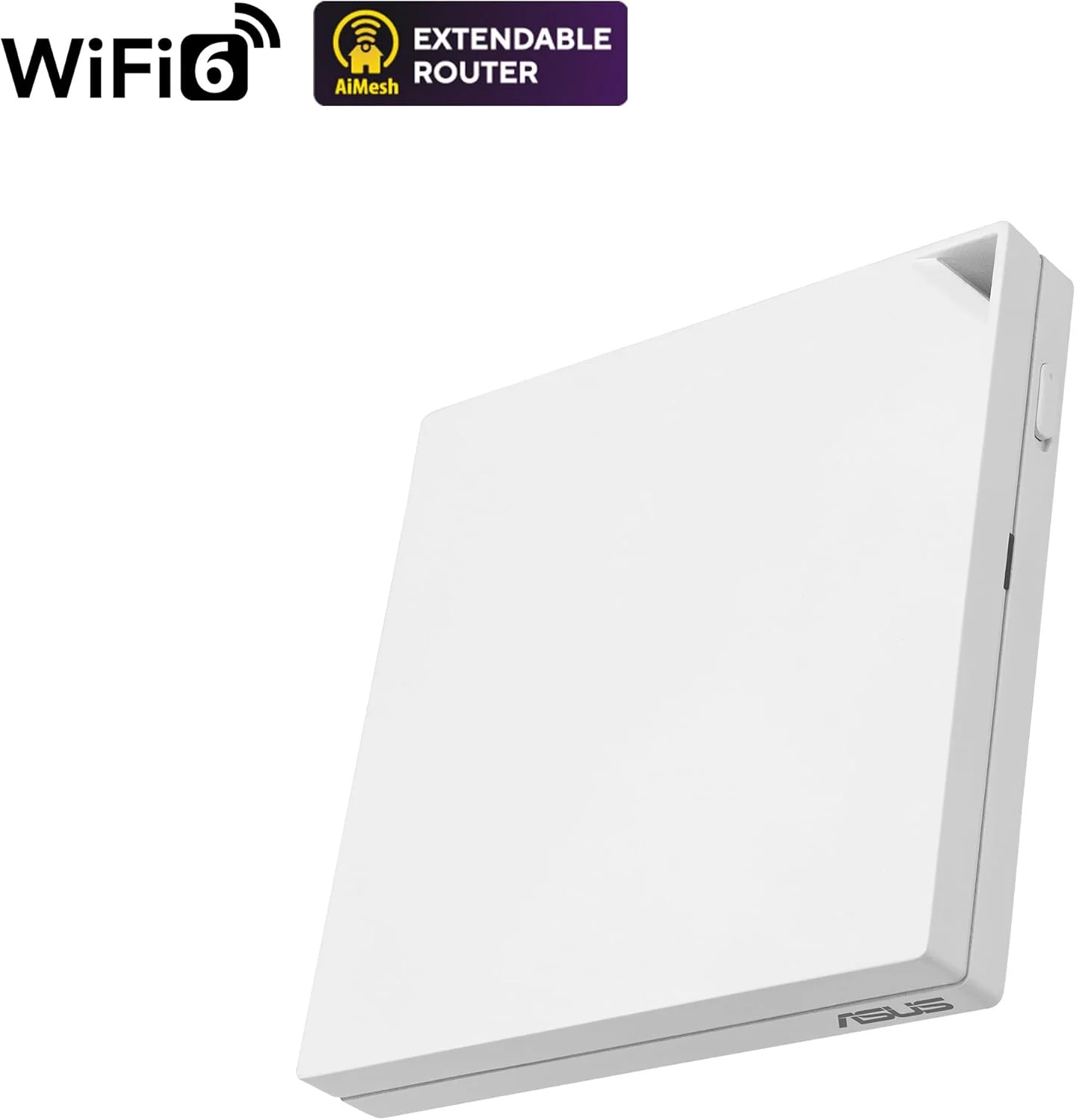 روتر مسافرتی دو بانده وای فای 6 ایسوس مدل RT-AX57 Go (AX3000)، اتصال موبایل 4G و 5G، حالت وای فای عمومی (WISP)، امنیت شبکه بدون اشتراک، VPN، راه اندازی آسان، پشتیبانی از AiMesh - سفید