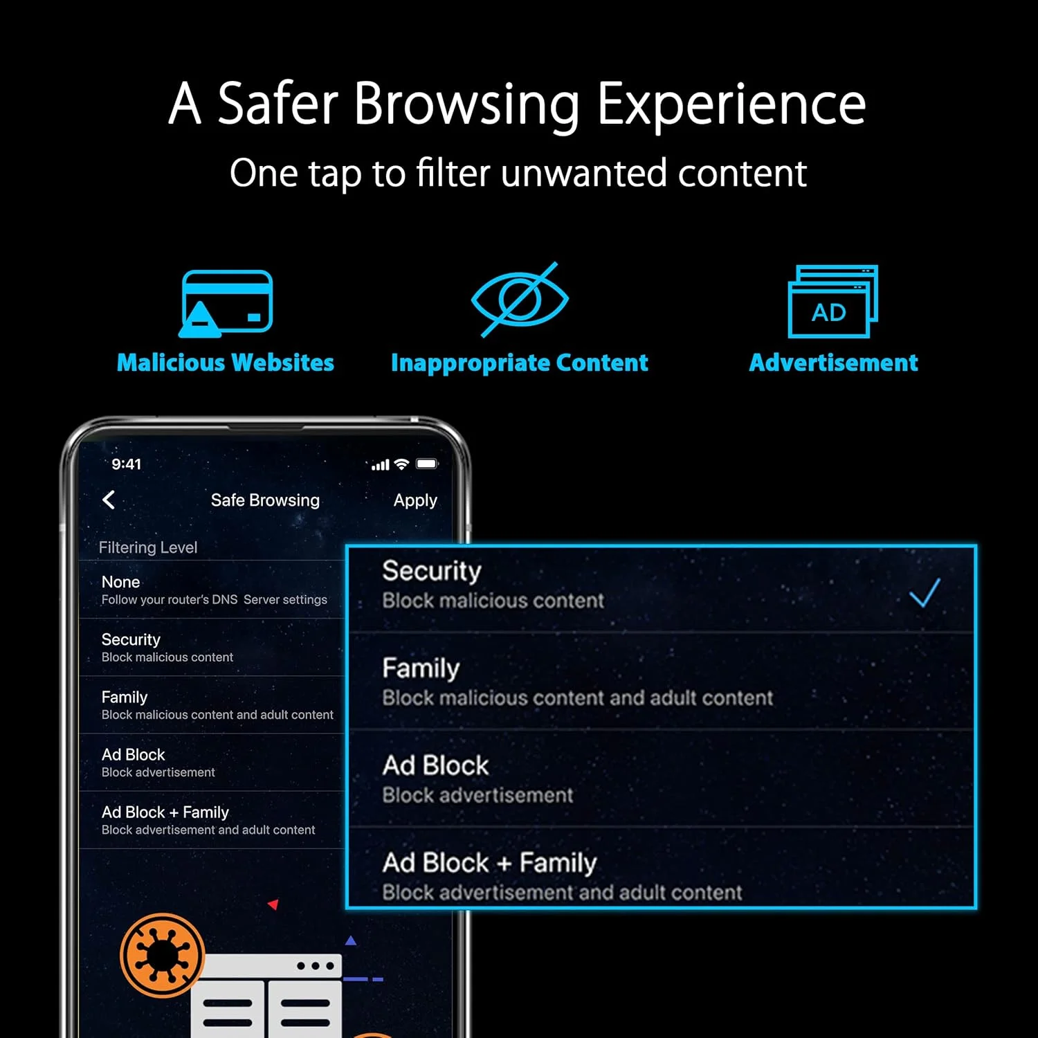 روتر گیمینگ ASUS RT-AX86U Pro (AX5700) دو بانده WiFi 6 قابل ارتقا، پورت 2.5G، پورت گیمینگ، حالت بازی موبایل، Port Forwarding، امنیت شبکه بدون اشتراک، VPN، سازگار با AiMesh