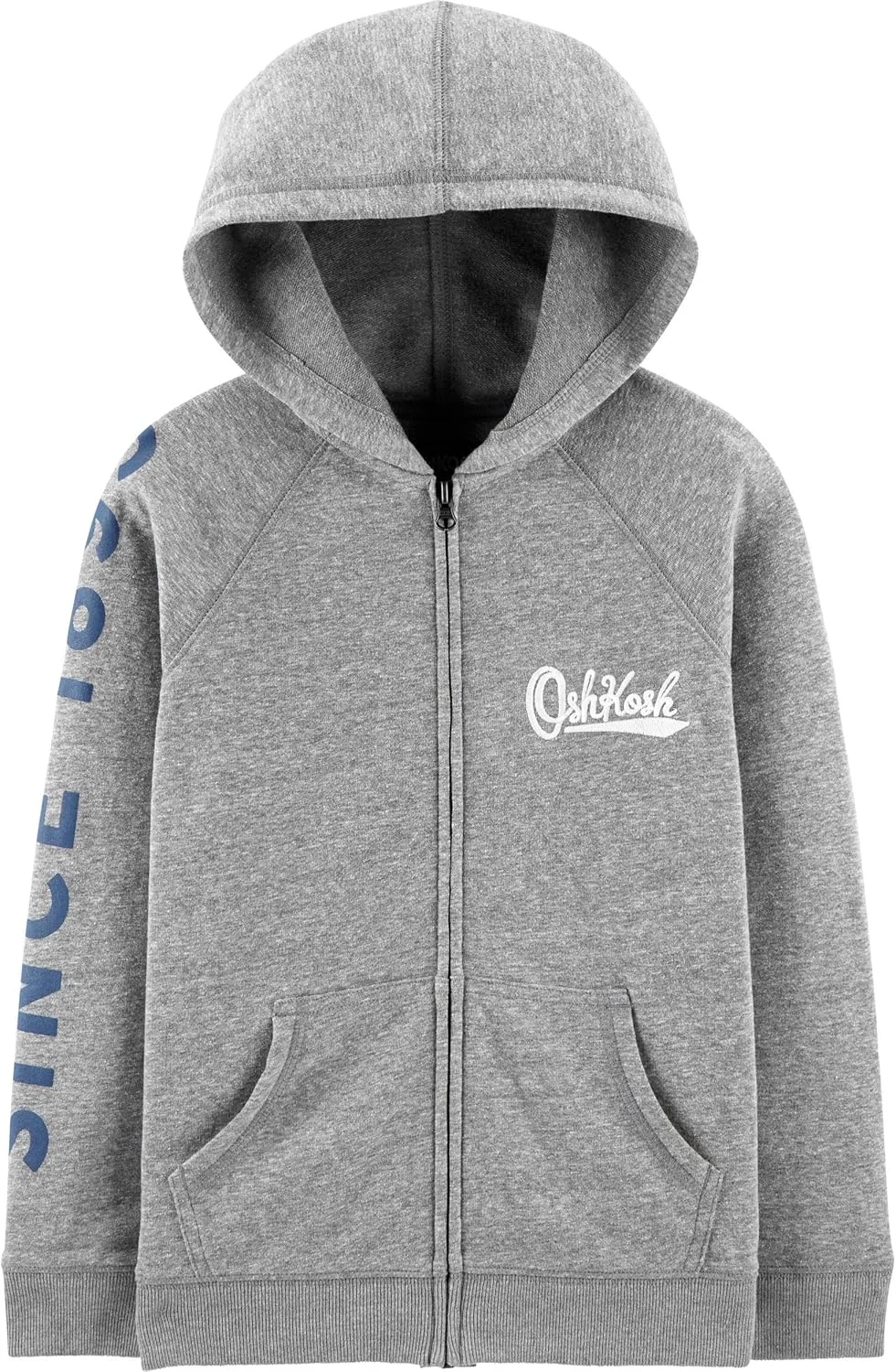 هودی سویشرت زیپ دار پسرانه OshKosh B'gosh با لوگو