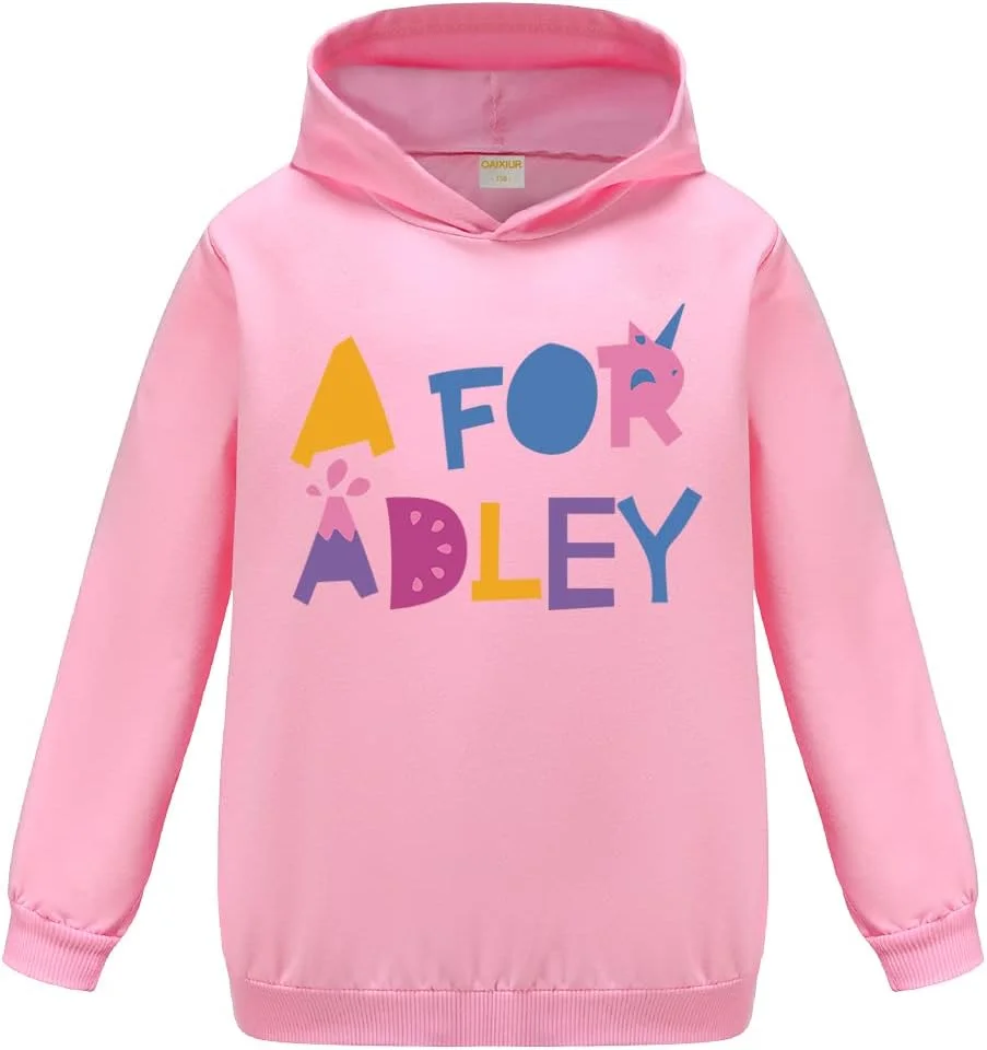 ست هودی و شلوار OAIXIUR Adley Merch، لباس ورزشی 2 تکه مد روز برای پسران و دختران ست هودی و شلوار OAIXIUR Adley Merch، لباس ورزشی 2 تکه مد روز برای پسران و دختران