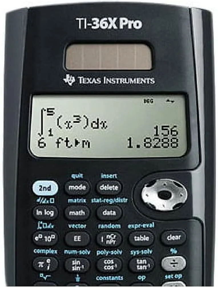 ماشین حساب علمی تگزاس اینسترومنتس مدل TI-36X PRO، با قابلیت تامین انرژی خورشیدی