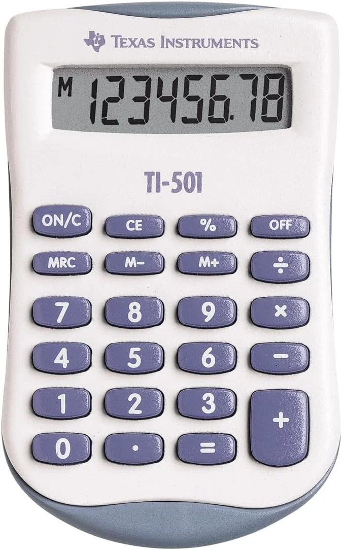 ماشین حساب جیبی TEXAS INSTRUMENTS 501/FBL/11E1