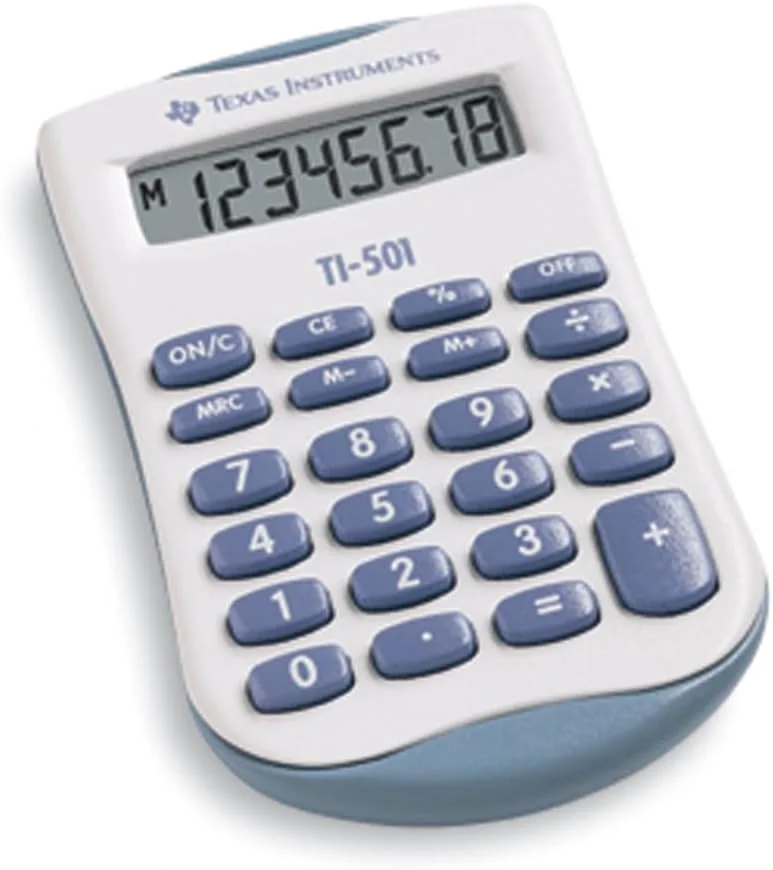 ماشین حساب جیبی TEXAS INSTRUMENTS 501/FBL/11E1