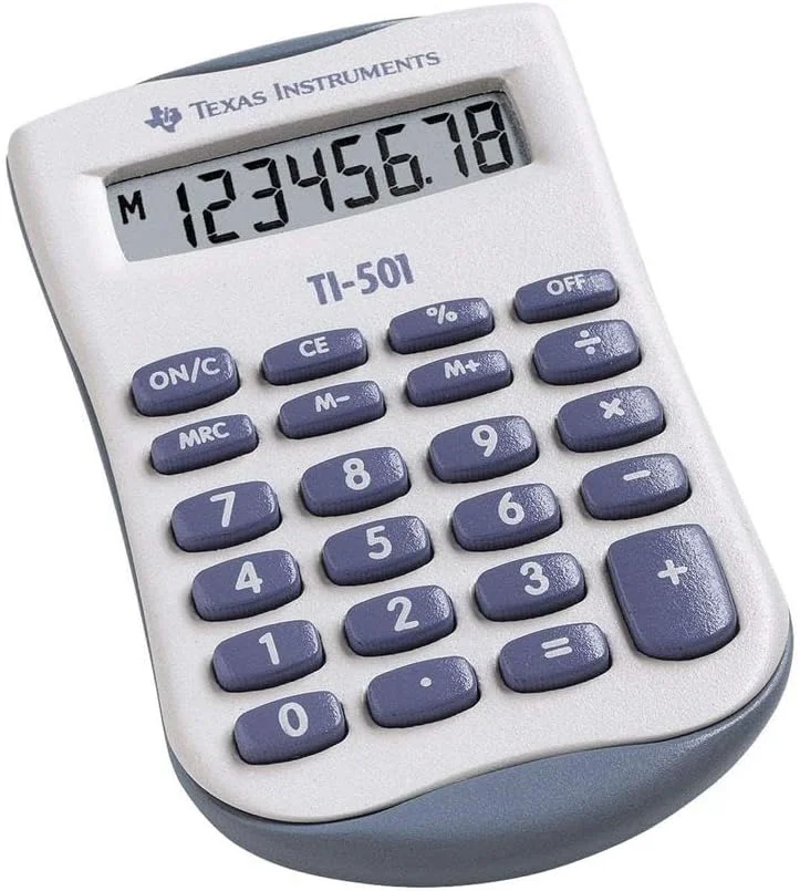 ماشین حساب جیبی TEXAS INSTRUMENTS 501/FBL/11E1