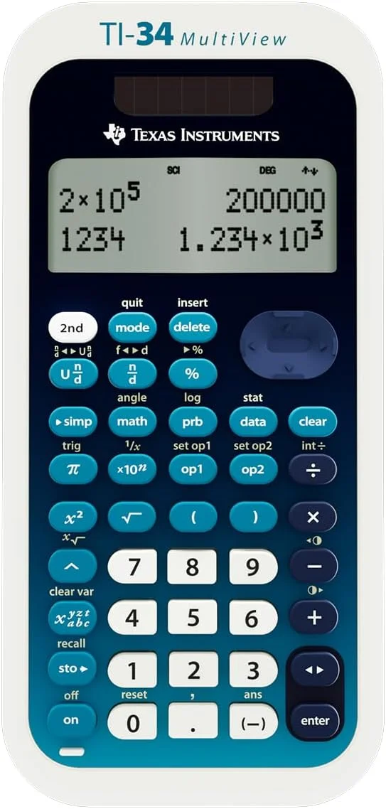 ماشین حساب علمی تگزاس اینسترومنتس TI-34 MultiView