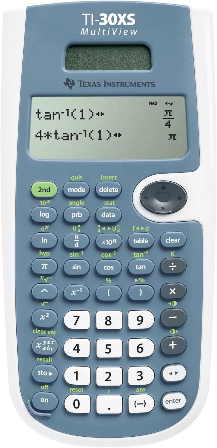 ماشین حساب مدرسه ای Birkhold 30 X S MV MultiView Texas Instruments، آبی، ماشین حساب ماشین حساب مدرسه ای Birkhold 30 X S MV MultiView Texas Instruments، آبی، ماشین حساب