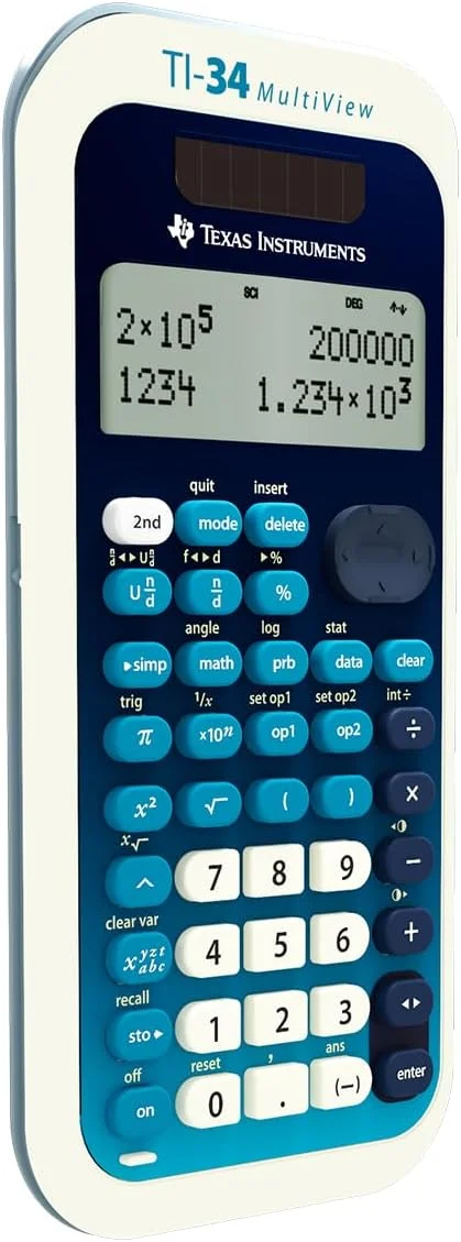 ماشین حساب علمی تگزاس اینسترومنتس TI-34 MultiView ماشین حساب علمی تگزاس اینسترومنتس TI-34 MultiView