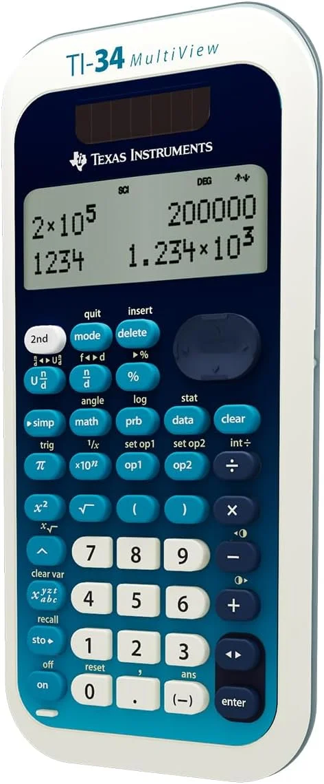 ماشین حساب علمی تگزاس اینسترومنتس TI-34 MultiView ماشین حساب علمی تگزاس اینسترومنتس TI-34 MultiView