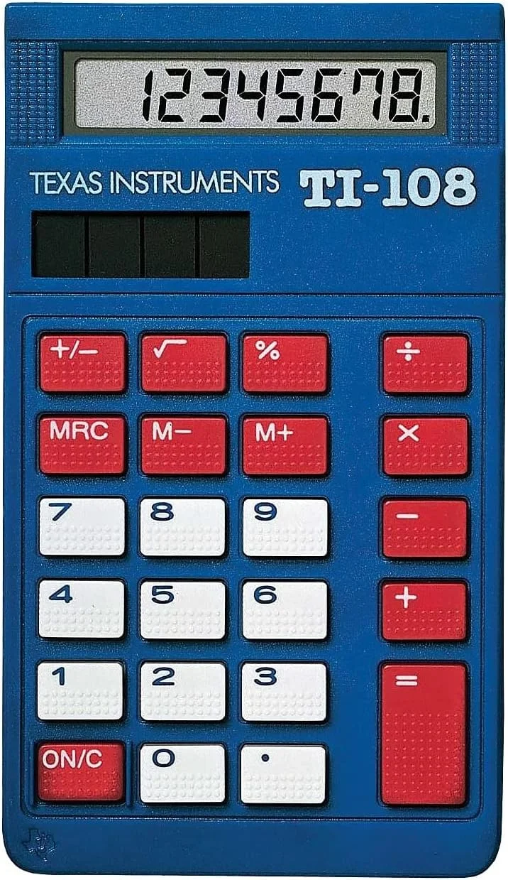 ماشین حساب تگزاس اینسترومنتس Ti 108