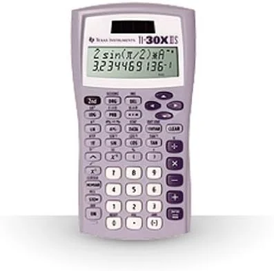 ماشین حساب علمی دو خطی تگزاس اینسترومنتس مدل TI-30X IIS، اسطوخودوسی