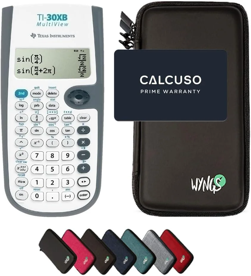 ماشین حساب مشکی TEXAS INSTRUMENTS Calcuso MultiView TI-30XB
