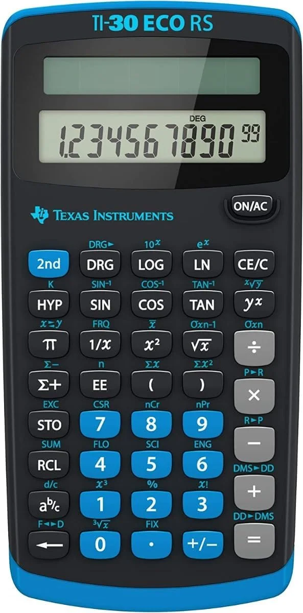 بسته اقتصادی ماشین حساب مشکی TEXAS INSTRUMENTS مدل Calcuso به همراه ماشین حساب TI-30 ECO RS بسته اقتصادی ماشین حساب مشکی TEXAS INSTRUMENTS مدل Calcuso به همراه ماشین حساب TI-30 ECO RS
