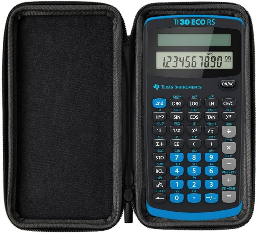 بسته اقتصادی ماشین حساب مشکی TEXAS INSTRUMENTS مدل Calcuso به همراه ماشین حساب TI-30 ECO RS بسته اقتصادی ماشین حساب مشکی TEXAS INSTRUMENTS مدل Calcuso به همراه ماشین حساب TI-30 ECO RS