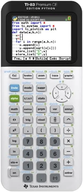 ماشین حساب گرافیکی تگزاس اینسترومنتس مدل Calcuso TI-83 Premium CE Python قرمز ماشین حساب گرافیکی تگزاس اینسترومنتس مدل Calcuso TI-83 Premium CE Python قرمز