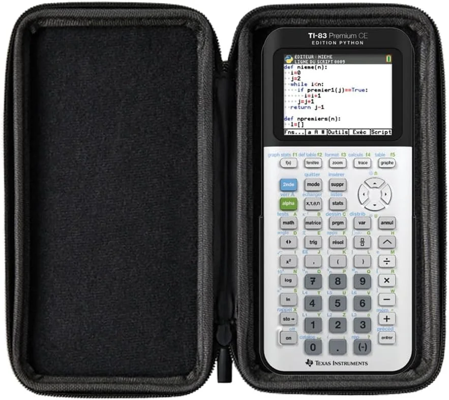 ماشین حساب گرافیکی تگزاس اینسترومنتس مدل Calcuso TI-83 Premium CE Python قرمز ماشین حساب گرافیکی تگزاس اینسترومنتس مدل Calcuso TI-83 Premium CE Python قرمز
