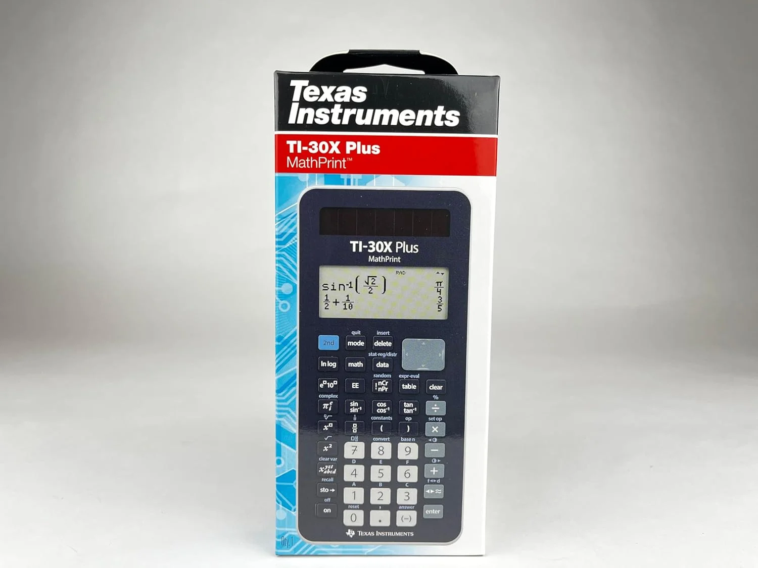 ماشین حساب علمی مدرسه ای تگزاس اینسترومنتس TI-30X Plus MathPrint FC (4 خطی)