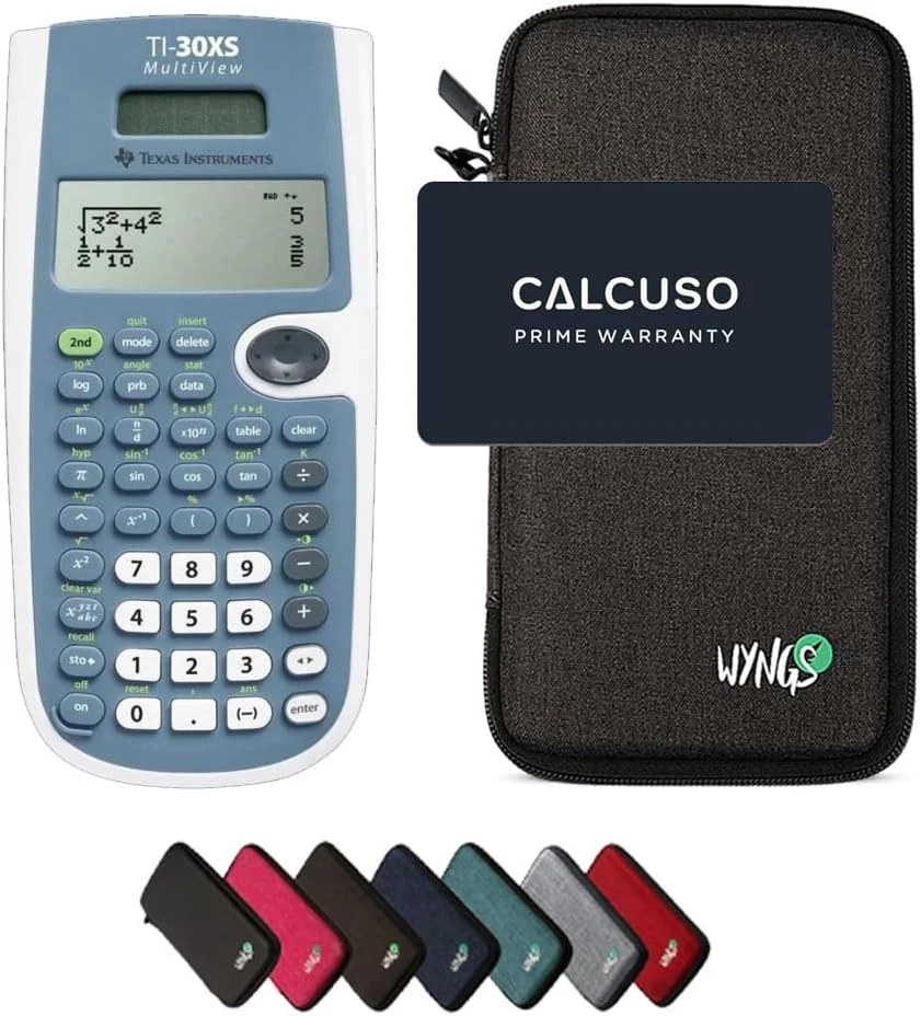 ماشین حساب خاکستری تیره TEXAS INSTRUMENTS Calcuso TI-30XS MultiView