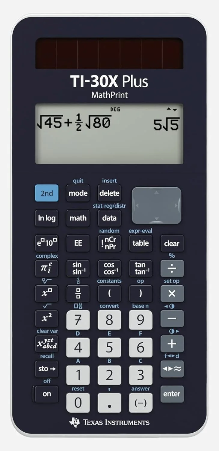 ماشین حساب مدرسه ای تگزاس اینسترومنتس مدل SCHULRECHNER TI-30X PLUS MATHPRINT