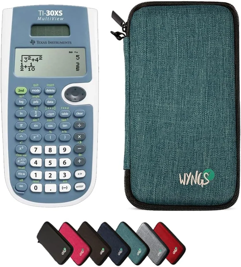 ماشین حساب TEXAS INSTRUMENTS Calcuso TI-30XS MultiView فیروزه ای