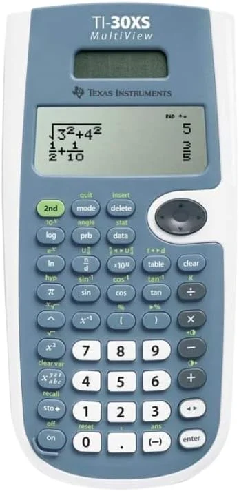 ماشین حساب خاکستری تیره TEXAS INSTRUMENTS Calcuso TI-30XS MultiView ماشین حساب خاکستری تیره TEXAS INSTRUMENTS Calcuso TI-30XS MultiView
