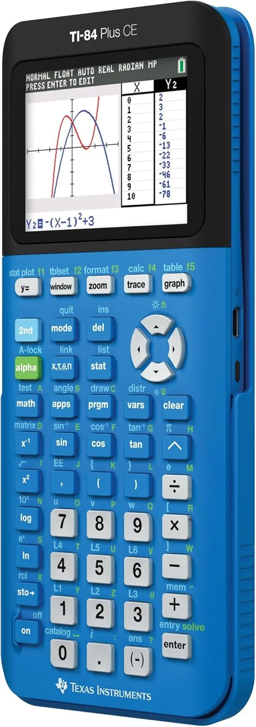 ماشین حساب گرافیکی تگزاس اینسترومنتس TI-84 Plus CE Lightning