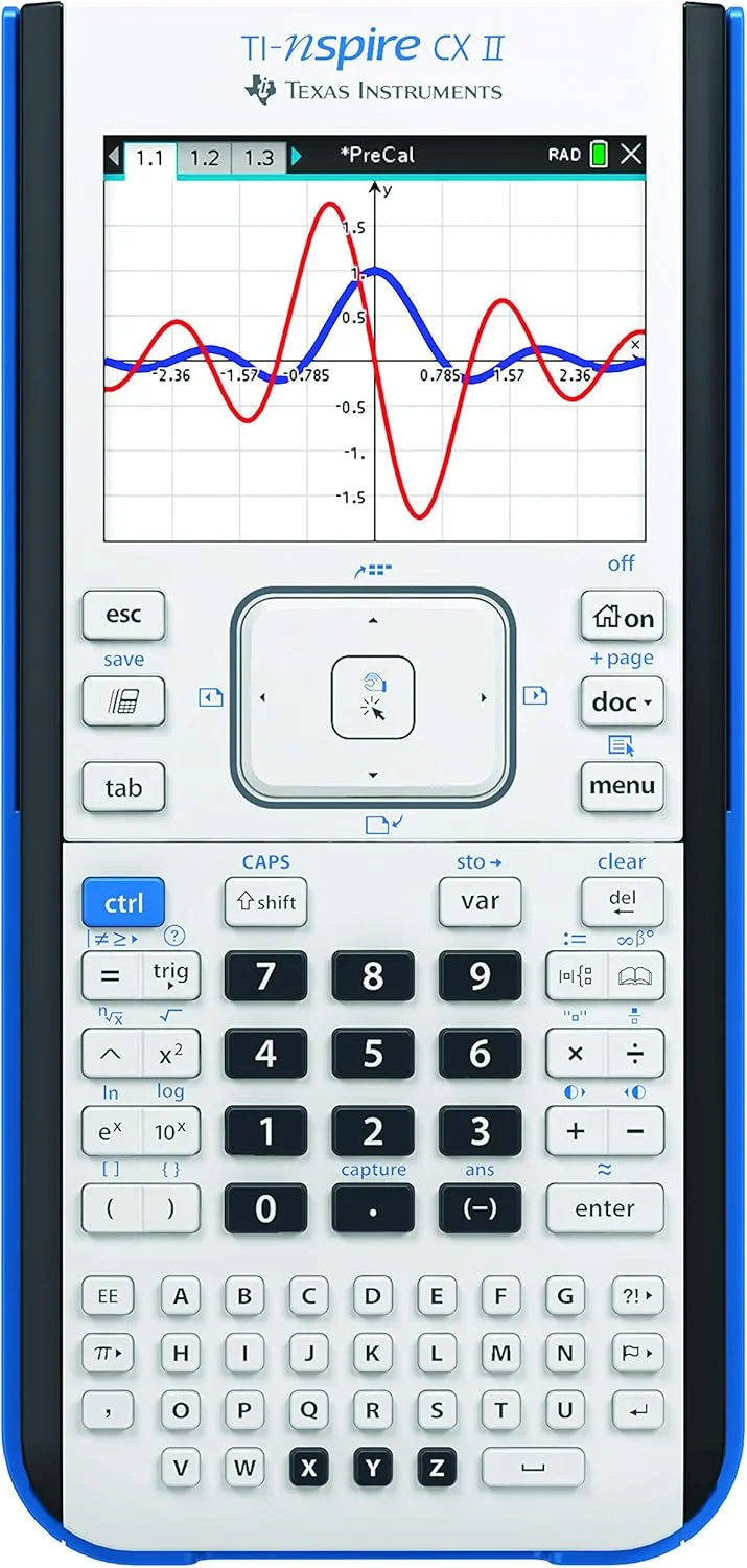 ماشین حساب مهندسی تگزاس اینسترومنتس مدل TI-Nspire CX II ماشین حساب مهندسی تگزاس اینسترومنتس مدل TI-Nspire CX II