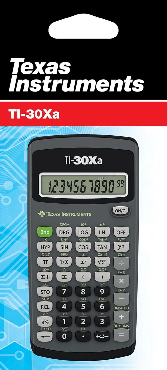 ماشین حساب علمی تگزاس اینسترومنتس TI30Xa ماشین حساب علمی تگزاس اینسترومنتس TI30Xa