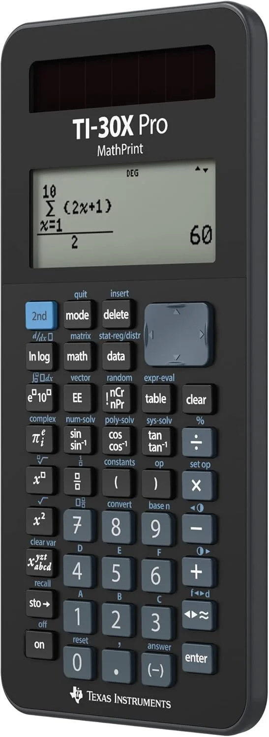 ماشین حساب علمی تگزاس اینسترومنتس مدل TI30X Pro Mathprint ماشین حساب علمی تگزاس اینسترومنتس مدل TI30X Pro Mathprint