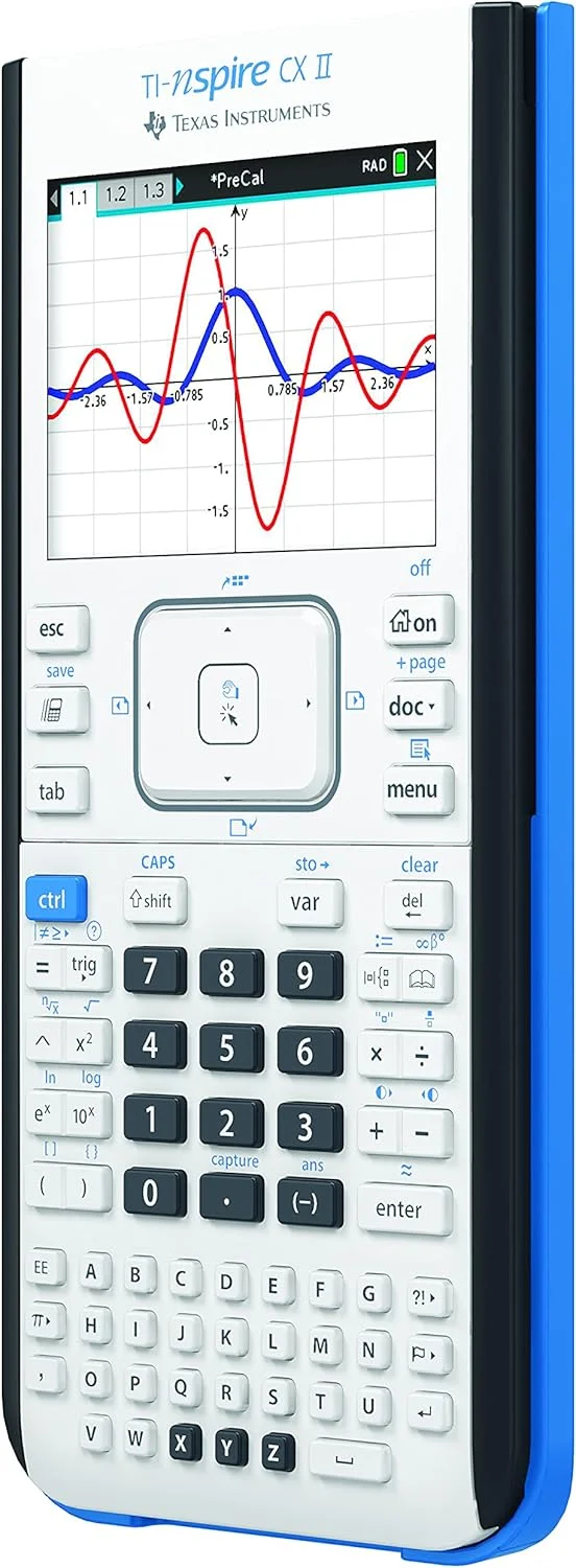 ماشین حساب مهندسی تگزاس اینسترومنتس مدل TI-Nspire CX II ماشین حساب مهندسی تگزاس اینسترومنتس مدل TI-Nspire CX II