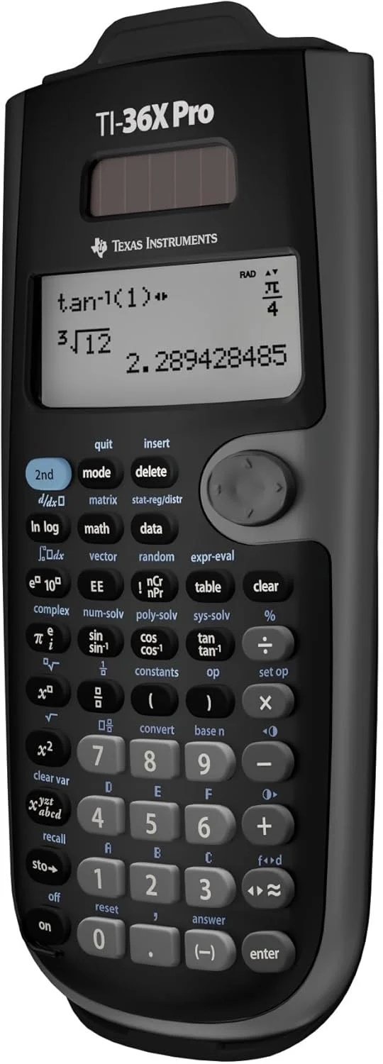 ماشین حساب مهندسی/علمی تگزاس اینسترومنتس مدل TI-36X Pro ماشین حساب مهندسی/علمی تگزاس اینسترومنتس مدل TI-36X Pro